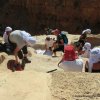 Gottesdienst im Wadi Qelt