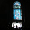 Muslimisches Fenster im Abendmahlssaal in der Abendmahlsskirche in Jerusalem