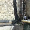 Abfahrt von Jerusalem, letzter Blick zur Stadtmauer